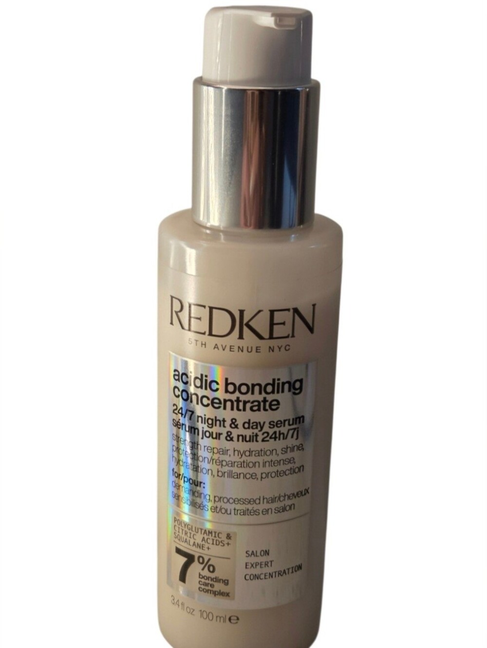 Redken Acidic Bonding Concentrate 24/7 Night & Day Serum For Damaged Hair 3.4oz - Picture 6 of 9